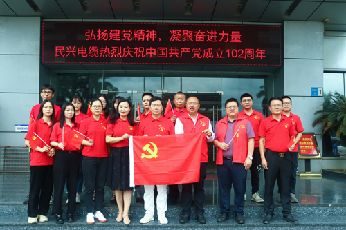 亚洲必赢电缆举行庆祝建党102周年“七一”主题活动